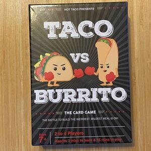 Taco vs Burrito Card Game